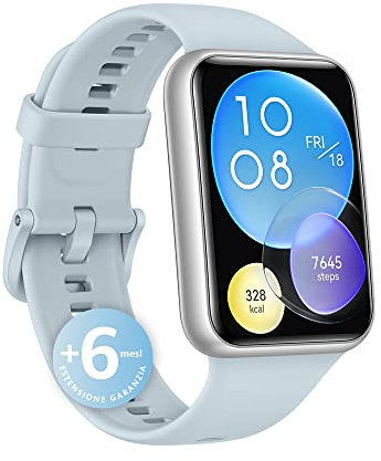 HUAWEI WATCH FIT 2 Smartwatch, Pantalla FullView de 1,74, Llamadas Bluetooth en la muñeca, Monitor de salud 24h, SpO2, GPS, Entrenamientos guiados, +6 meses de extensión de garantía, Isle Blue