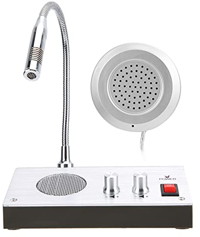 Sans bruit Banque bidirectionnelle Interphone Compteur Interphone Bureau du gouvernement Hôtel école Microphone Interphone Centre médical Interphone Haut-parleur (prise européenne)