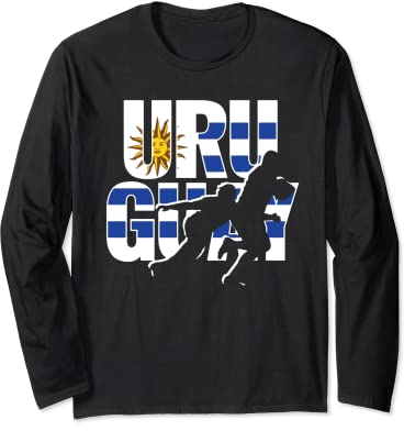 Uruguay Rugby Union Trikot 2019 Fans Trikot uruguayischer Unterstützer Langarmshirt