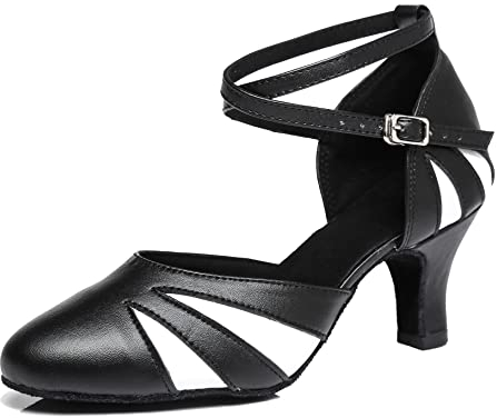 Hanfike Shoes Abend Damen Schuhe Bequem Partei Gatsby Pumps L474 Schwarz/Weiß EU 40