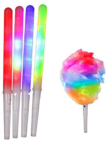 Spacnana LED-Marshmallow-Kegel, V-förmiger Griff, 7 Farbeinstellungen, Ein-Aus-Tasten, Ideales Zubehör für Einzelne (WHITE)