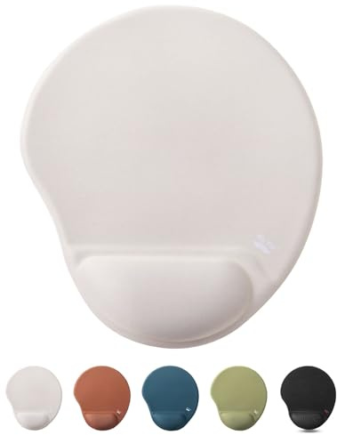 Mr. Pen- Ergonomic Mouse Pad With Wrist Support, Beige, Gel Gaming Mouse Pad