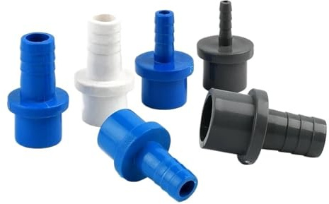 BREAKA 4~10 Stück 20~32 mm bis 5/8/10/12/14/16/18/20/25 mm PVC-Schlauch-Schnellverbinder Hartrohr Kunststoff-Pagodenverbindung PVC-Rohr-Adapter-Armaturen (Color : OD 20mm to 5mm, Size : White(4Pcs))