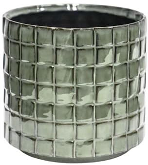 Ivyline Pflanzgefäß, Keramik, Salbei, 15 x 16 cm