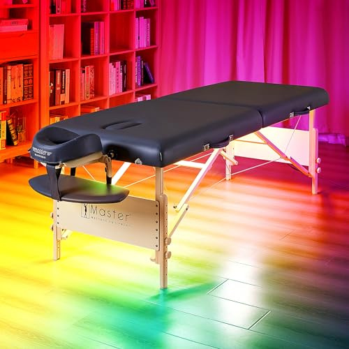 Master Massage Aurora RGB Ambient Lighting System for Massage Tables – Atmosphere Light, Multiple Colors LED Strips Create Relaxing Environment for Spa Salon Bed, Beauty Couch Easy Install
