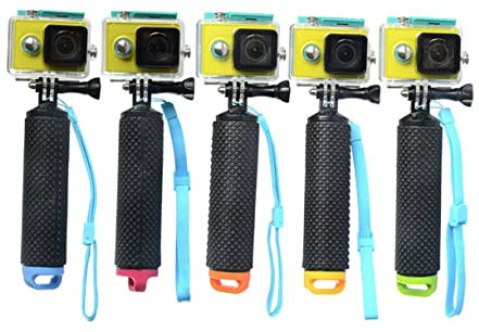 Veemoon Floating Handheld Stick Compact Red Dive Buoy Pole Easy Design for Snorkeling and Underwater Photography
