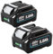 BL4050B 40V 5,0Ah/5000mAh 2X Ersatzakku für Makita Akku BL4050B Li-Ion BL1860B BL1850B BL1860 BL1850 BL1850 BL1840 BL1830 BL1820 BL1815 BL1860 BL1860BLB 1835 BL1845 BL1850 194205-3 LXT- 400 mit LED