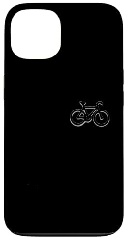 Minimalistisch Rennrad Motiv Radsport cooles Männer Fahrrad Hülle für iPhone 13