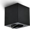 YindaLux Faretti Led Soffitto Noir Opaco - Faretto Led Interno Orientabile a 30° - Rettangolare In Alluminio Ø 80x84mm Faretti Orientabili Da Soffitto per moduli GU10 e LED - Senza lampada 230V