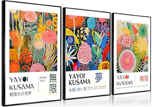 Trendige Leinwand-Kunst, lustig, bunt, abstrakt, japanisch, botanisch, Wanddekoration, Bilder, Matisse-Poster, Drucke für Badezimmer, Küche, Galerie, Wohnzimmer, Schlafzimmer, Dekoration, ungerahmt