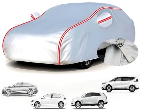 Autoabdeckung für Ssan𝘨yong Musso Sports Pick Up (493.5 x 186.5 x 175cm),Schutz vor Regen und Schnee,Staub,UV-Strahlung,Blättern und Vogelkot,atmungsaktiv