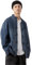 ESFHWYP Veste en jean pour hommes avec boutons de costume Tang de style chinois - Veste de robe-Blue-M