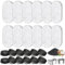 24 Pcs Cat Fountain Filter Set, Fountain Filters for Cats,Filter with 12 Activated Carbon Filters and 12 Foam Sponge,Adatto per Di 108oz/3.2L e 67oz/2L Filtro Di Ricambio Per Fontana Per Gatti E Cani