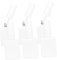 ARTSEWPLY 6pcs Empty Nail Polish Bottles for Travel Gel Nail Polish Varnish Glass Art Bottle Brush
