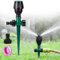 Aspersor giratorio para riego eficiente en jardines y grandes áreas