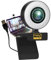 TronicXL Webcam Full HD con anillo de luz de anillo lámpara 1920 x 1080p enfoque automático I 2 micrófonos cancelación de ruido fondo I para streamer streaming videoconferencia gaming ordenador PC