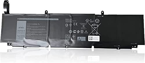 XG4K6 0XG4K6 Batterie compatible pour ordinateur portable DELL XPS 17 9700 Precision 5750 (11,4 V 97 Wh)