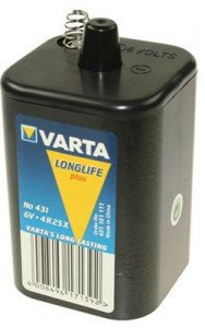 Varta 431 Longlife Plus, 6V, 8500mAh, Zn/C