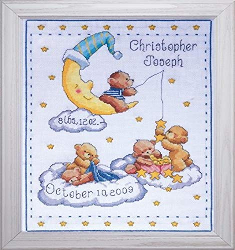 Tobin Heavenly Bears Sampler, Multi-Color,8 x 10