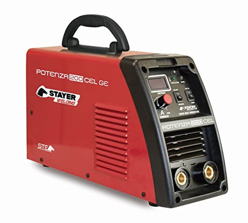 POTENZA 200 CEL GE K - 200A 5mm 6kg KVA6__ INVERTER MMA Soldadura por Electrodo POTENZA 60%