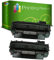 Printing Pleasure 2 Toner kompatibel für HP Laserjet P2030 P2033 P2035 P2035N P2050 P2055 P2055D P2055DN P2055X Canon MF5880DN LBP6300DN LBP6310DN LBP6650DN LBP6670DN | CE505A 05A CRG 719 3479B002