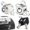 Amazicha 2 Schlüssel Satteltaschen Schloss Set Harte Satteltasche Hardware Kompatibel für Harley Davidson Touring Street Glide Electra Glide Road Glide Road King 1993-2013