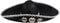 Boland 72184 - Sombrero Calavera, Hut mit Totenköpfen, Dia de los Muertos, Tag der Toten, Kostüm, Karneval, Mottoparty, Halloween