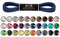 Mount Swiss Luxury Schuhbänder I Wasserabweisende und reißfeste Schnürsenkel rund ø 2-3 mm aus feiner Baumwolle/gewachst Farbe: chaber, Länge: 60 cm