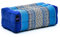 Leewadee Meditationskissen Yogakissen Block Zubehör Klotz Kissen Ökologisches Naturprodukt Thaikissen Nackenkissen, Kapok, 35 x 18 x 12 cm, Blau