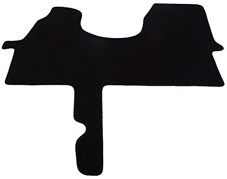 Mertex Automatte Autoteppich Premium schwarz 44391-P-S (rot, Fahrerhausteppich)