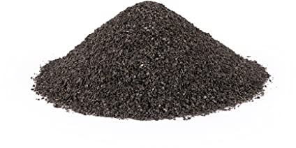 Aquarium Sand Fish Tank Natural Substrate 2kg Black 0,6-1,2mm