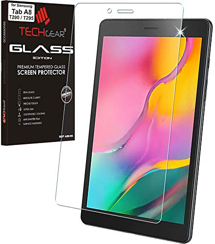 TECHGEAR Anti-Glare Screen Protector Compatible for Samsung Galaxy Tab A 8.0 2019 8 (SM-T290 / SM-T295 Series) - MATTE GLASS Edition Genuine Tempered Glass Screen Protector Guard Cover