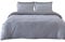 Living Home Single Jersey Bettwäsche Medina Asche, 1 Bettbezug 155 x 220 cm + 1 Kissenbezug 80 x 80 cm