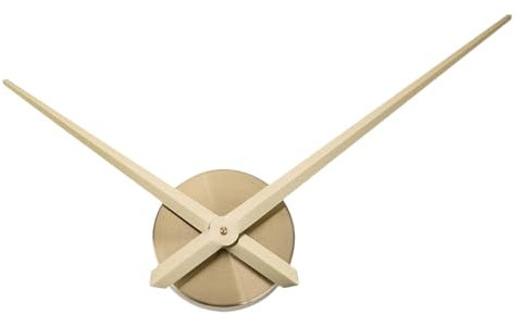 LIOOBO Clock Movement Mechanism with clock hands Battery Operated Motor DIY Repair Parts Replacement (Golden without Battery)