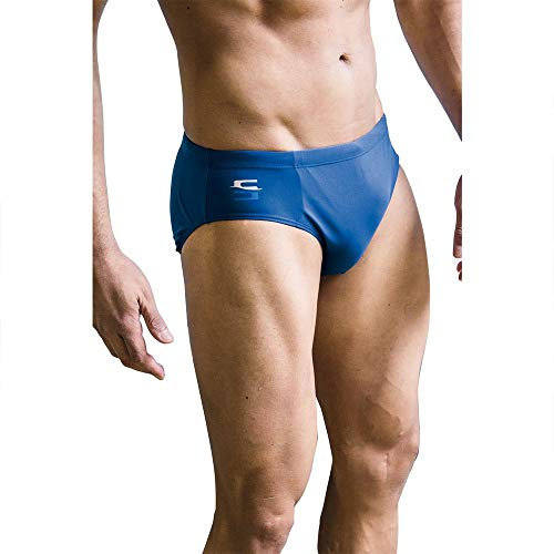 SEAC Skin Costume Slip Nuoto, Costume da Bagno ad Asciugatura Rapida Uomo Blu L