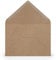 PAPERADO 25 Briefumschläge DIN B6 Kraftpapier - 100 g/m² Kuvert Ohne Fenster 17,8 x 12,5 cm - Umschläge mit Nassklebung spitze Klappe