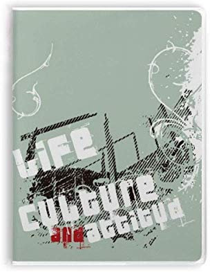 Graffiti Street Life Culture Attitude Art Notizbuch mit Gummibeschichtung, Tagebuch mit weichem Einband