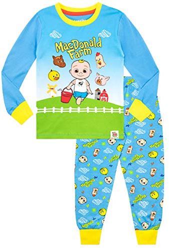 CoComelon Jungen Schlafanzug Slim Fit Blau 92