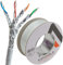kenable Câble Ethernet S/FTP en cuivre blindé Catégorie 6A Blanc 50 m [50 meter/50m]