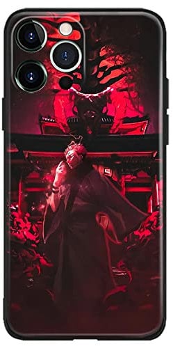 HWLHJJ Ryomen Sukuna Jujutsu Kaisen Anime Phone Case Cover Anti-Drop Manga Shell for (iPhone 13 Pro,Frosted Soft Matte)