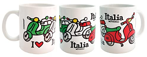 DONSOUVENIR TAZZA ITALIA MOTOCICLI MUG MODELLO: I LOVE ITALIA