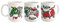 DONSOUVENIR White Ceramic Conical Mug: I Love Italy - 3.5 oz (100 ml), 3.3 oz (96 g), Modern, Microwave Safe, Text Pattern, 1 Count, Reusable, Coffee Cup, Mug