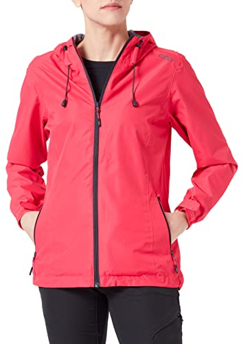 CMP - Damenjacke mit Fester Kapuze, Erdbeere, XS
