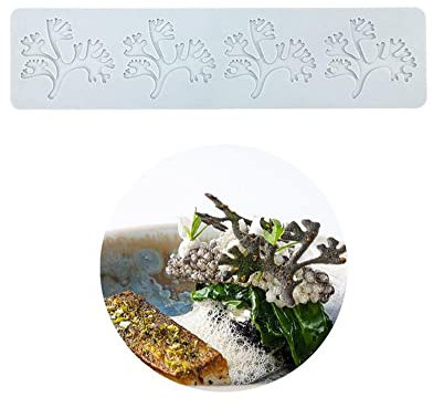 XiaoShenLu Moule Corail Silicone Moule 3D pour Fondant et Dentelle, Tapis Dentelle Moule à Bonbons, Moule à Chocolat et Sucre Décoration de gâteau Dessus de Cupcake