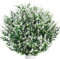 Xiaomoyu 6 Pcs Artificial Lavender Flowers, Fake Faux Lavender Bouquets, Plastic Outdoor Indoor Artificial Flowers Plants UV Resistant Greenery Shrubs Planter for Wedding Garden Decorations - White