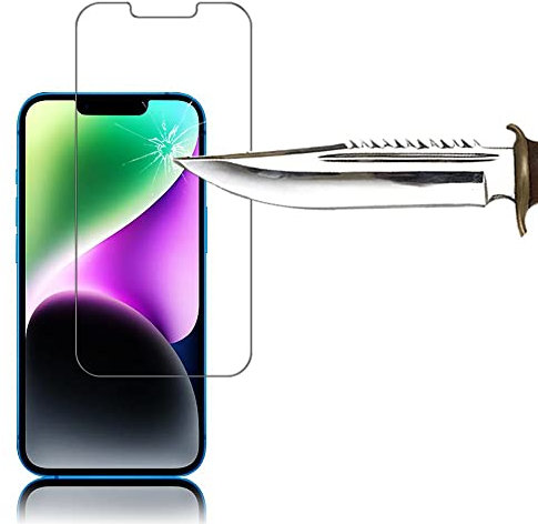 annaPrime® 1 Film Vitre Verre Trempé de Protection d'écran pour Apple iPhone 14 6.1 - Transparent