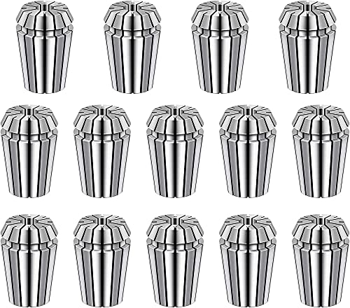OITTo ER40 Spannzangen Set 14 STÜCKE Spannzangen Set Halter Feder Spannzangen Set für CNC Graviermaschine Fräsen Drehmaschine Werkzeug ER8 ER11 ER16 ER20 ER25 ER32 ER40 (ER40)