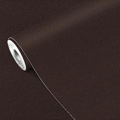 MICTER Leder Reparatur Patch, 40x300cm Kunstleder Selbstklebend, Leder Patch Kit Selbstklebende Lederflicken für Sofas, Autositze, Möbel, Handtaschen, Jacken (Dunkelbraun)