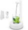 Dispensador Inteligente de Botellas de Agua de Escritorio, Dispensador de Agua de Mesa Inteligente con 6 Velocidades Ajustables, Dispensador de Agua Automático Eléctrico Portátil (Blanco)