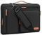 MOSISO 360 Protective Laptop Bag 13.3 inch, 13-13.3 inch Computer Shoulder Bag Compatible with MacBook Air/Pro 13/Pro 14, HP Dell ASUS, Side Open Messenger Case &4 Zipper Pockets&Handle, Black